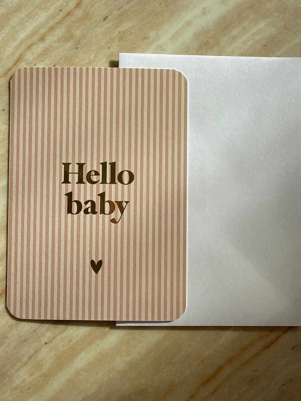Wenskaart Hello baby