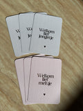 Wenskaart welkom lief