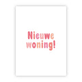 Wenskaart nieuwe woning