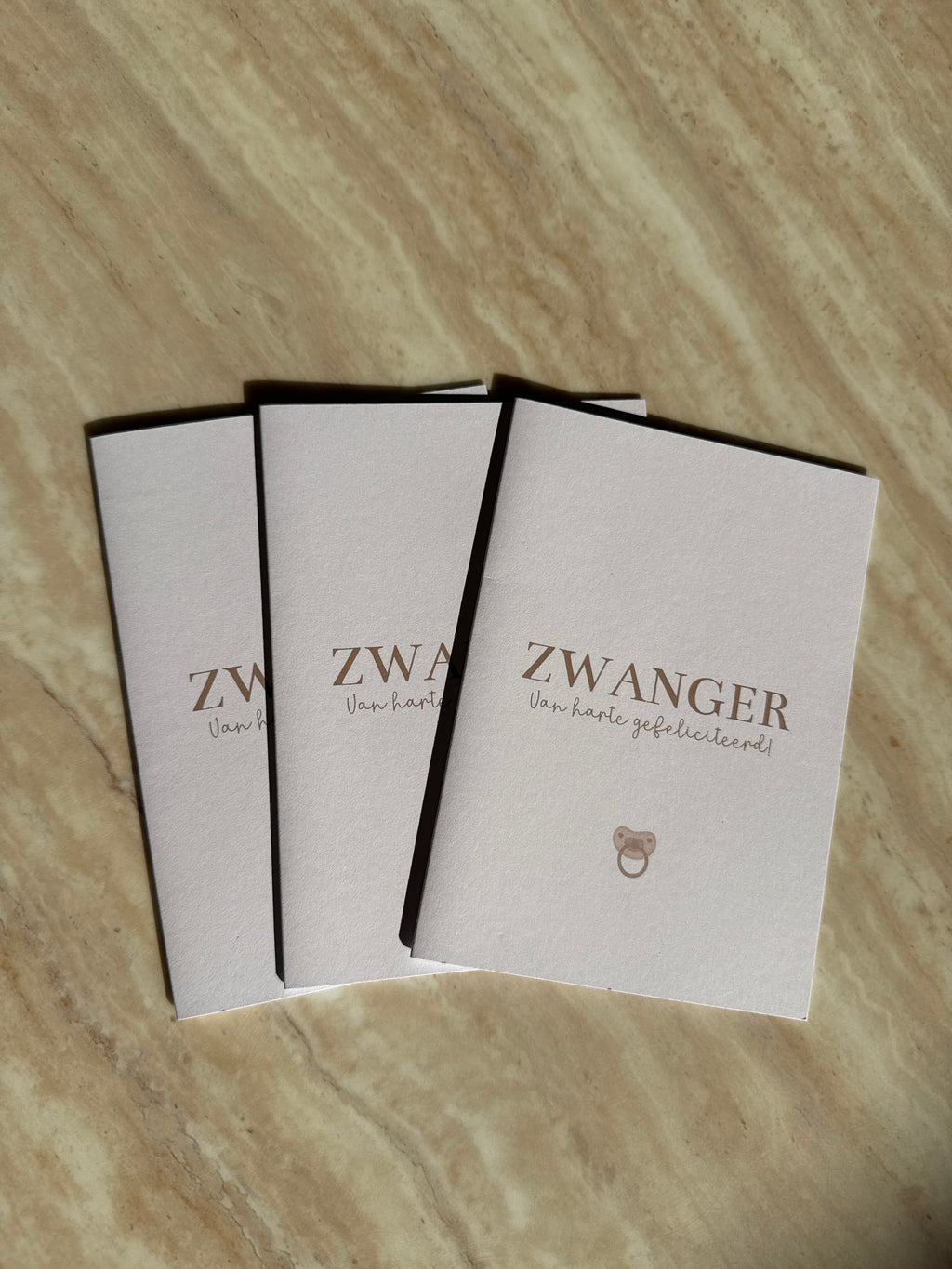 Wenskaart Zwanger