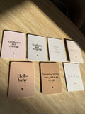 Wenskaarten set ‘Baby’